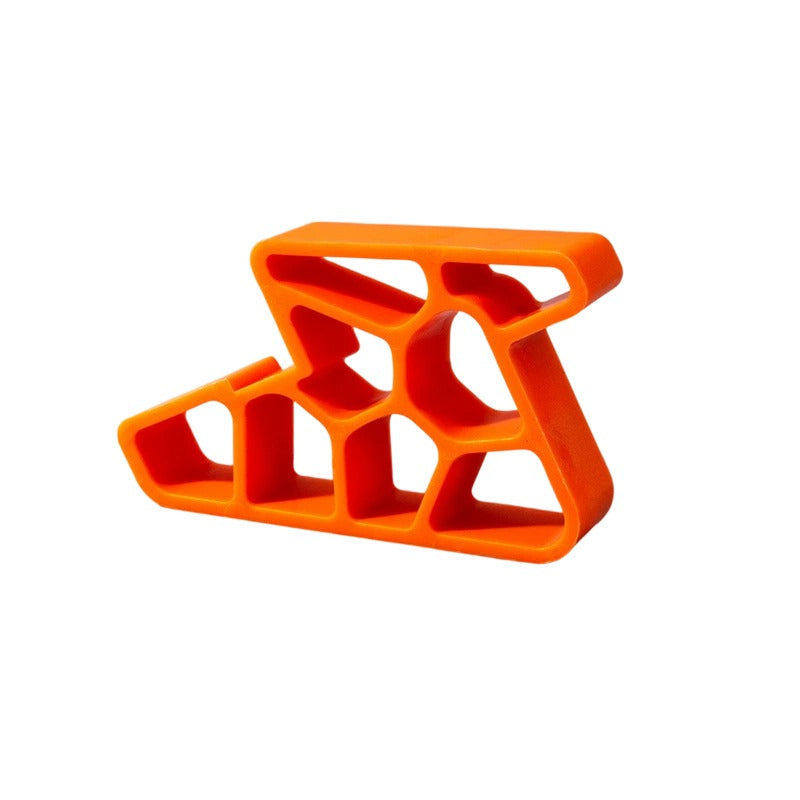 Orange sliding door and window stop
