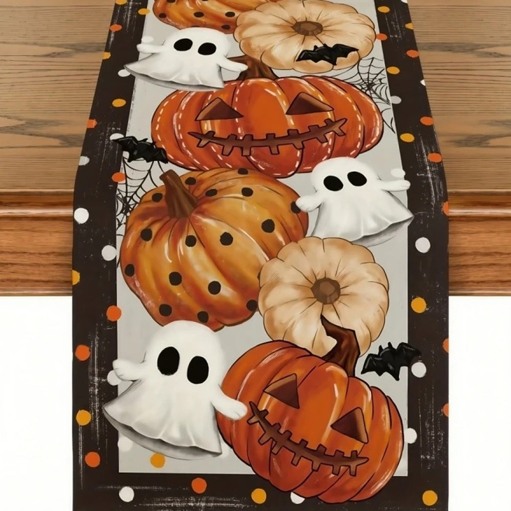 Pumpkins and bats design